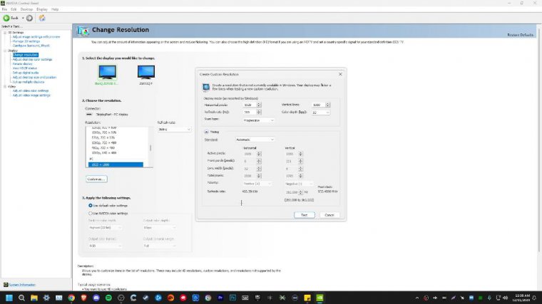 best stretched resolution
