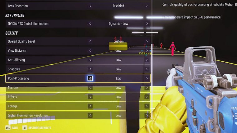 best settings for fps