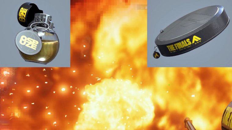 Pyro grenades, pyro mines and flammable canisters